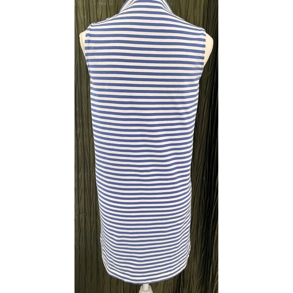 Kate Spade Broome‎ Street Tank Dress Womens X Small Blue White Stripe Boat Neck - Picture 2 of 6